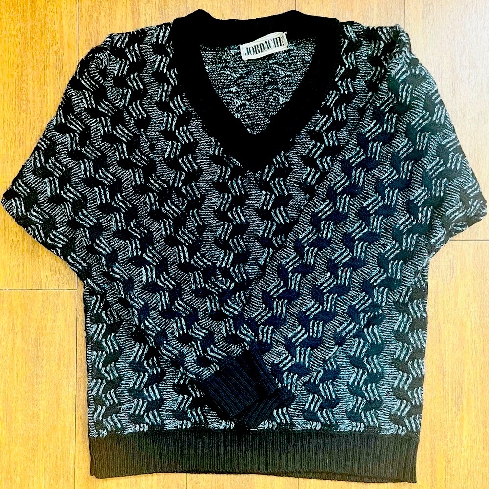 Black V-Neck Sweater